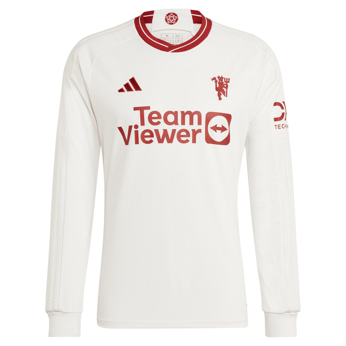 Manchester United WSL adidas Third Shirt 2023-24 - Long Sleeve - With Rabjohn 25 Printing - Kit Captain