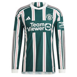 Manchester United Cup adidas Away Authentic Shirt 2023-24 - Long Sleeve - With George 3 Printing