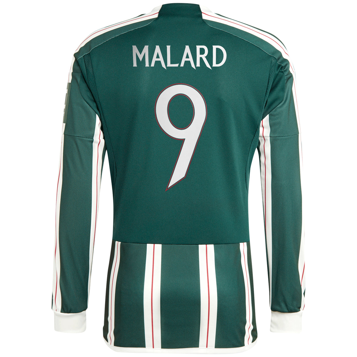 Maillot extérieur adidas Manchester United Cup 2023-24 - Manches longues - Avec flocage Malard 9