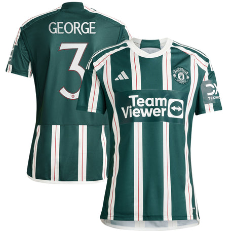 Manchester United Cup adidas Away Shirt 2023-24 - With George 3 Printing - Kit Captain