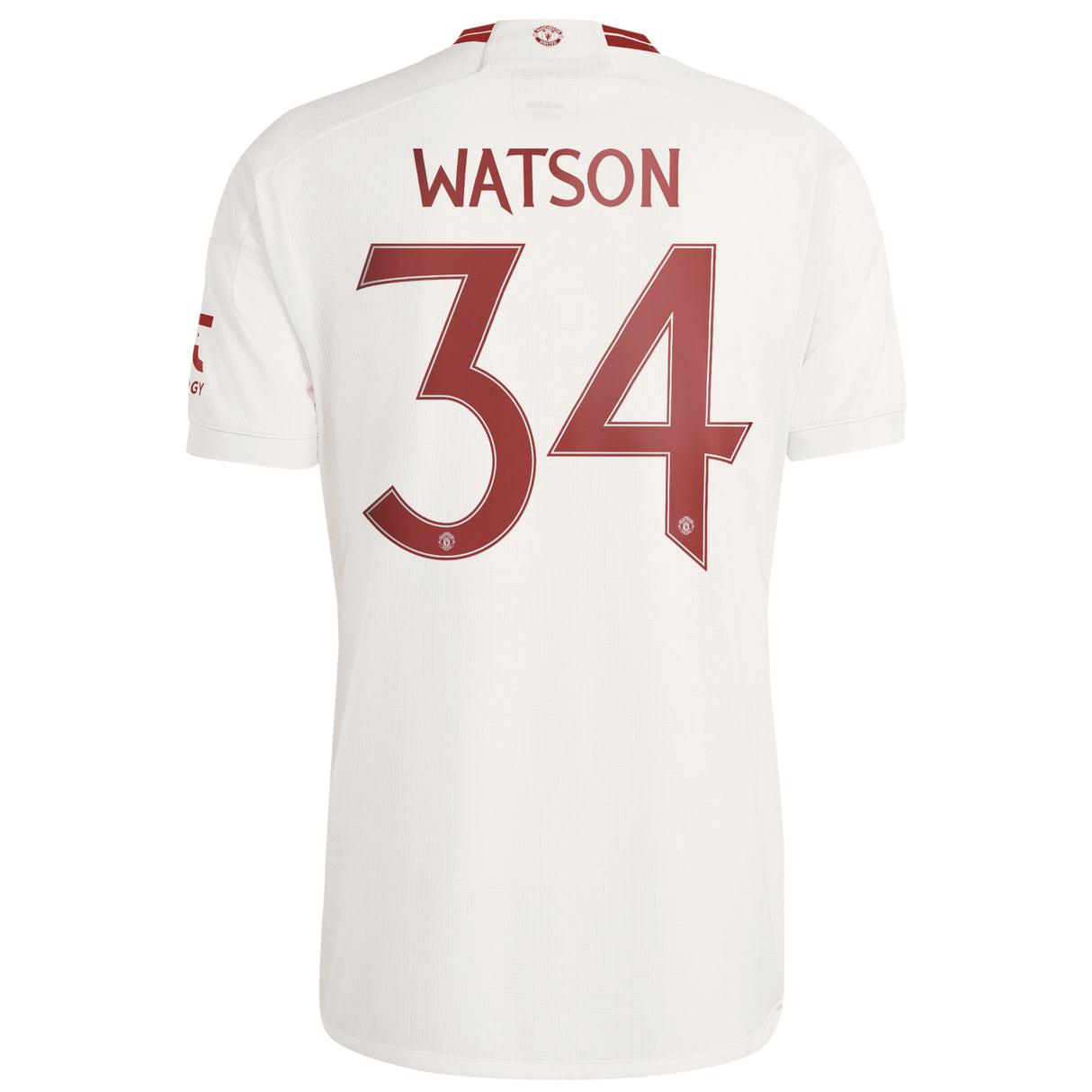 Manchester United Cup adidas Third Shirt 2023-24 - With Watson 34 Printing - Kit Captain