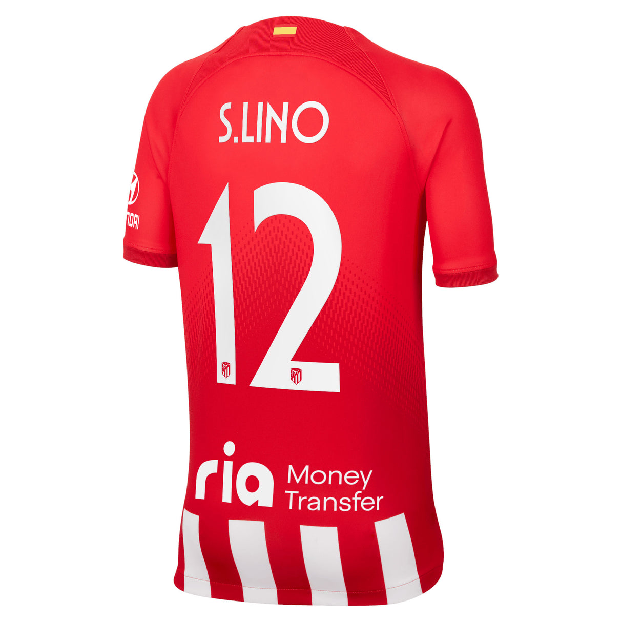 Maillot Atlético de Madrid Metropolitano Nike Domicile Stadium 2023-24 - Enfant avec flocage S.Lino 12