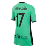 Atlético de Madrid Metropolitano Nike Third Stadium Shirt 2023-24 - Kids with Javi Galán 17 printing - Kit Captain