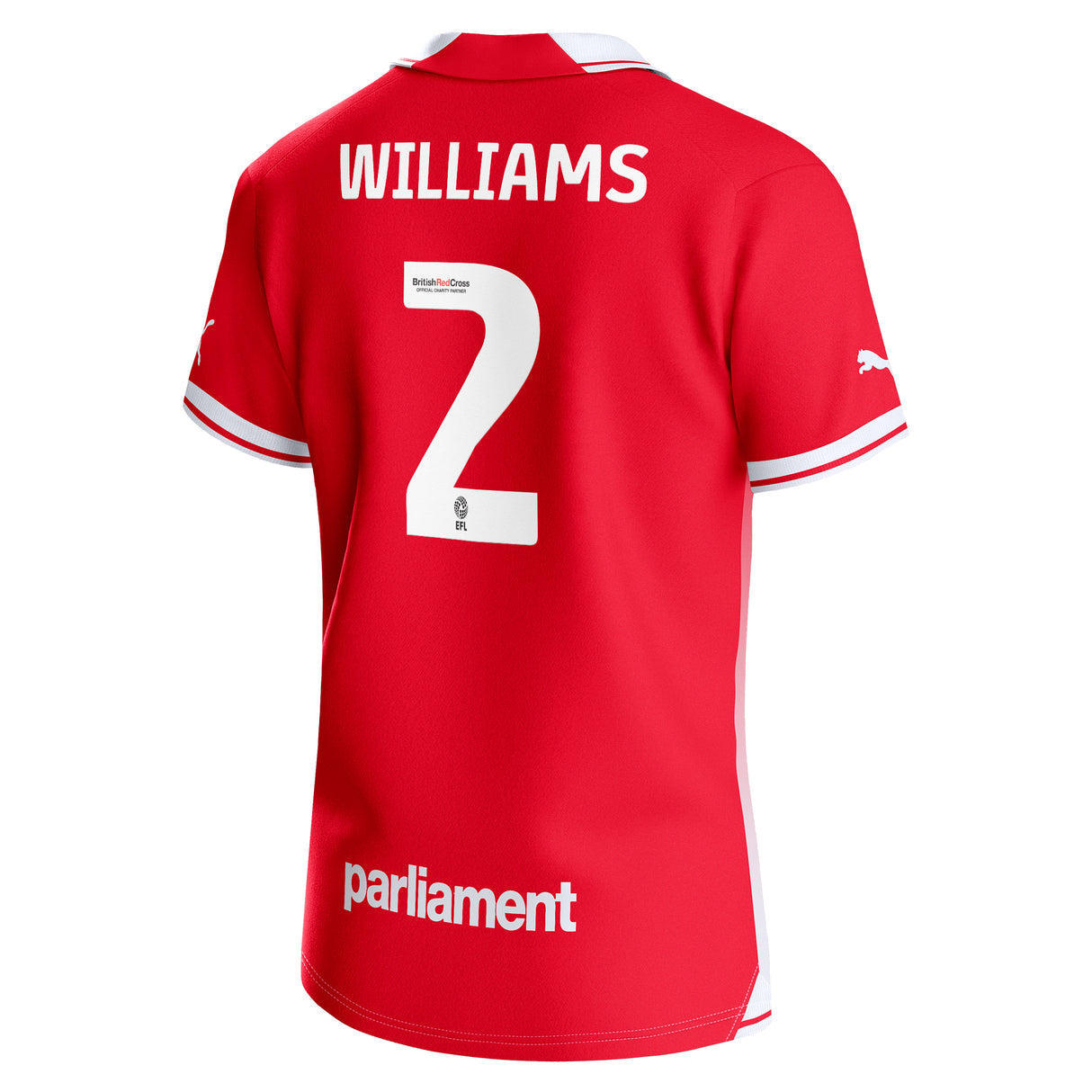 Maillot Barnsley Puma Domicile 2023-24 - Grande Taille - Jordan Williams 2