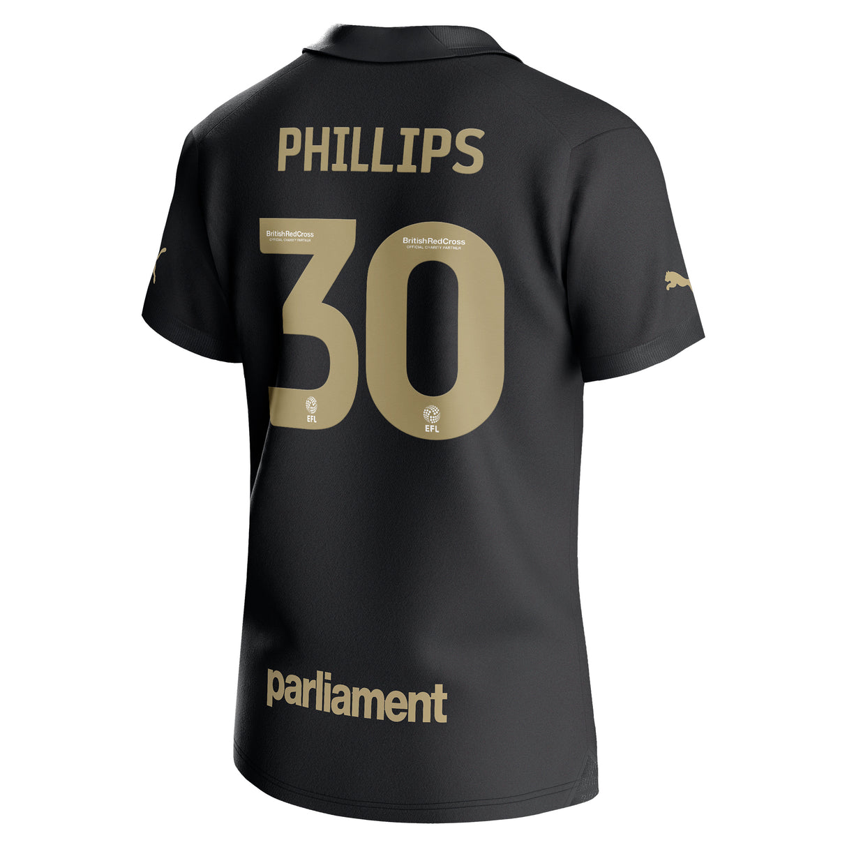 Barnsley Puma Third Shirt 2023-24 - Kids - Adam Phillips 30 - Kit Captain