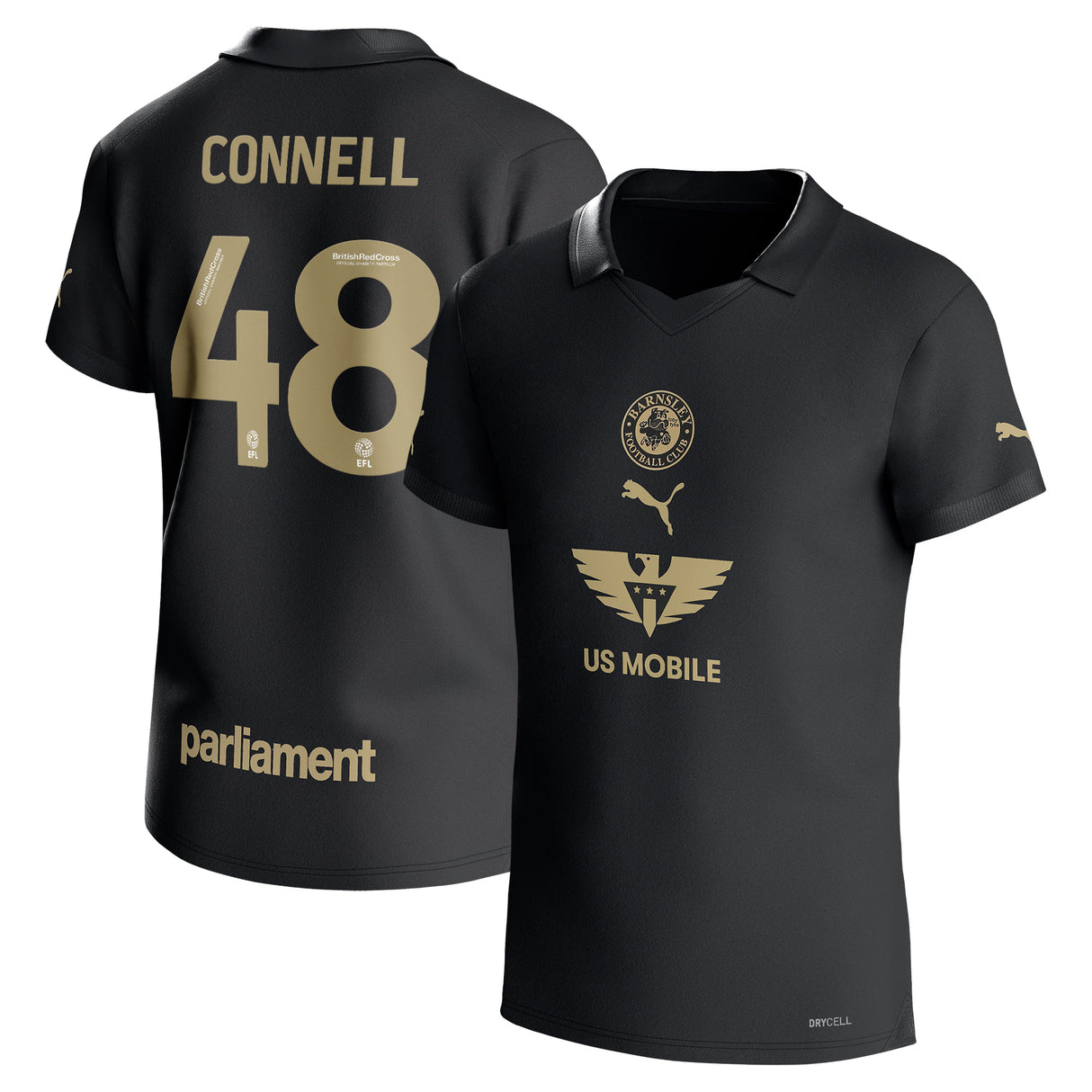 Maillot Troisième Barnsley Puma 2023-24 - Enfants - Luca Connell 48