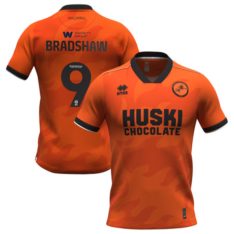 Millwall Errea Third Shirt 2023-24 - Tom BRADSHAW 9 - Kit Captain