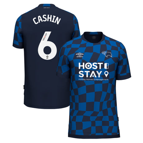 Maillot Extérieur Derby County Umbro 2023-24 - Enfants - Eiran Cashin 6