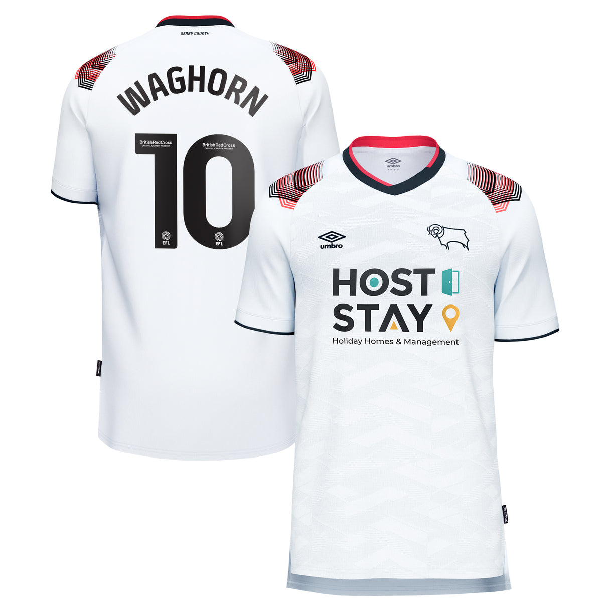 Maillot Domicile Umbro Derby County 2023-24 - Enfants - Martyn Waghorn 10