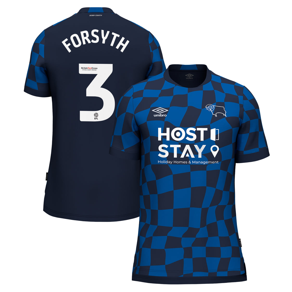 Maillot Extérieur Derby County Umbro 2023-24 - Craig Forsyth 3