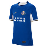 Chelsea Nike Home Stadium Sponsored Shirt 2023-24 - Kids with Lavia 45 printing