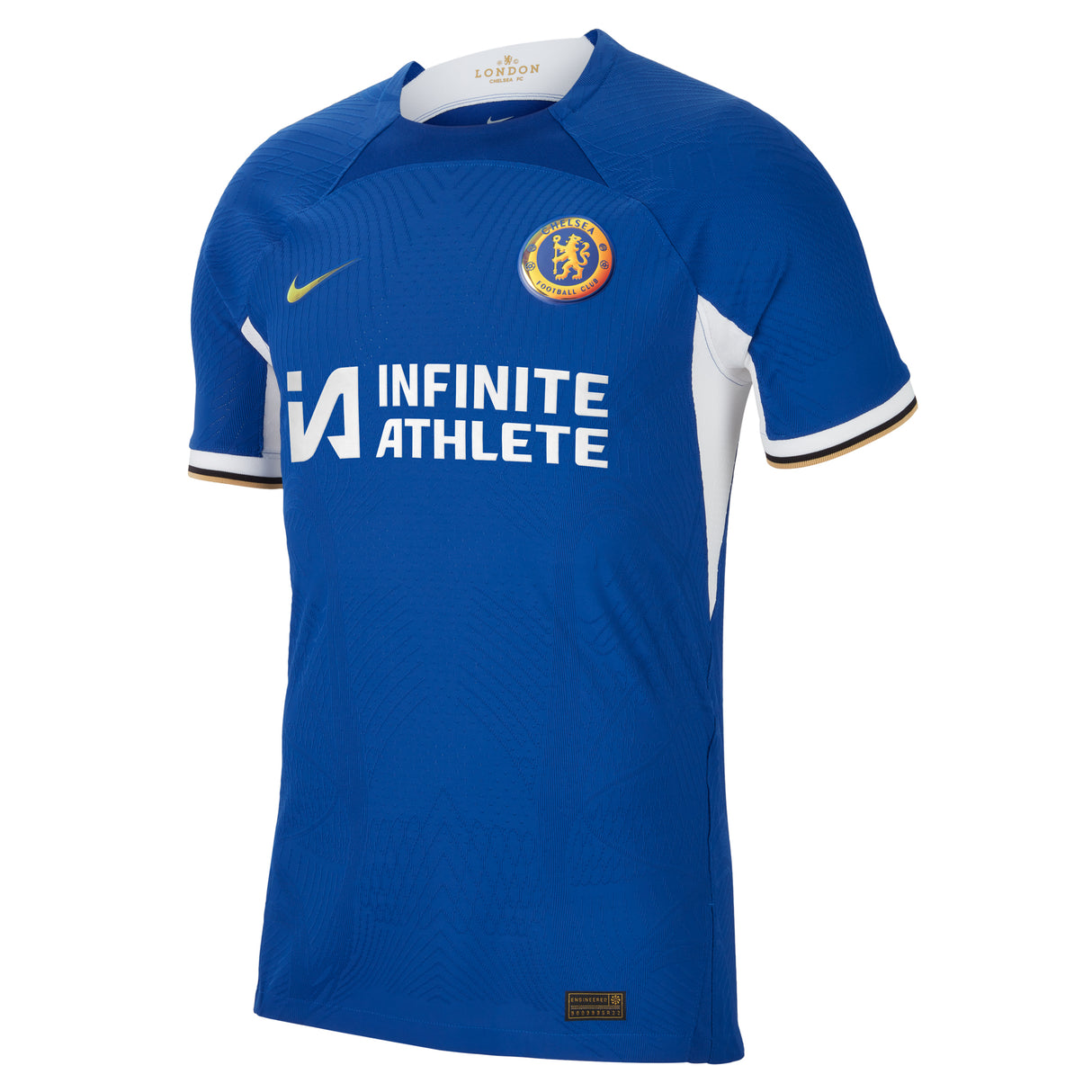 Chelsea Home Vapor Match Sponsored Shirt 2023-24 with Broja 19 printing - Kit Captain