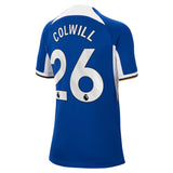 Chelsea Nike Home Stadium Sponsored Shirt 2023-24 - Kids with Colwill 26 printing