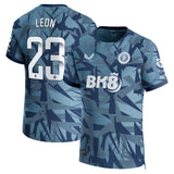 Aston Villa WSL Castore Third Pro Shirt 2023-24 - With Leon 23 printing - Kit Captain