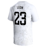 Aston Villa WSL Castore Away Shirt 2023-24 - Kids - With Leon 23 printing - Kit Captain