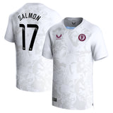 Aston Villa WSL Castore Away Shirt 2023-24 - Kids - With Salmon 17 printing - Kit Captain