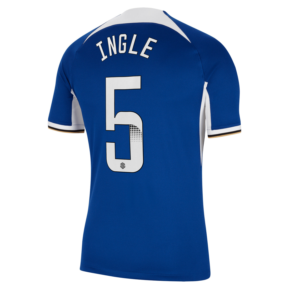 Chelsea WSL Nike Home Stadium Sponsored Shirt 2023-24 with Ingle 5 printing