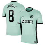 Chelsea WSL Nike Third Stadium Sponsored Shirt 2023-24 with Leupolz 8 printing