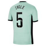 Chelsea WSL Nike Third Stadium Sponsored Shirt 2023-24 with Ingle 5 printing