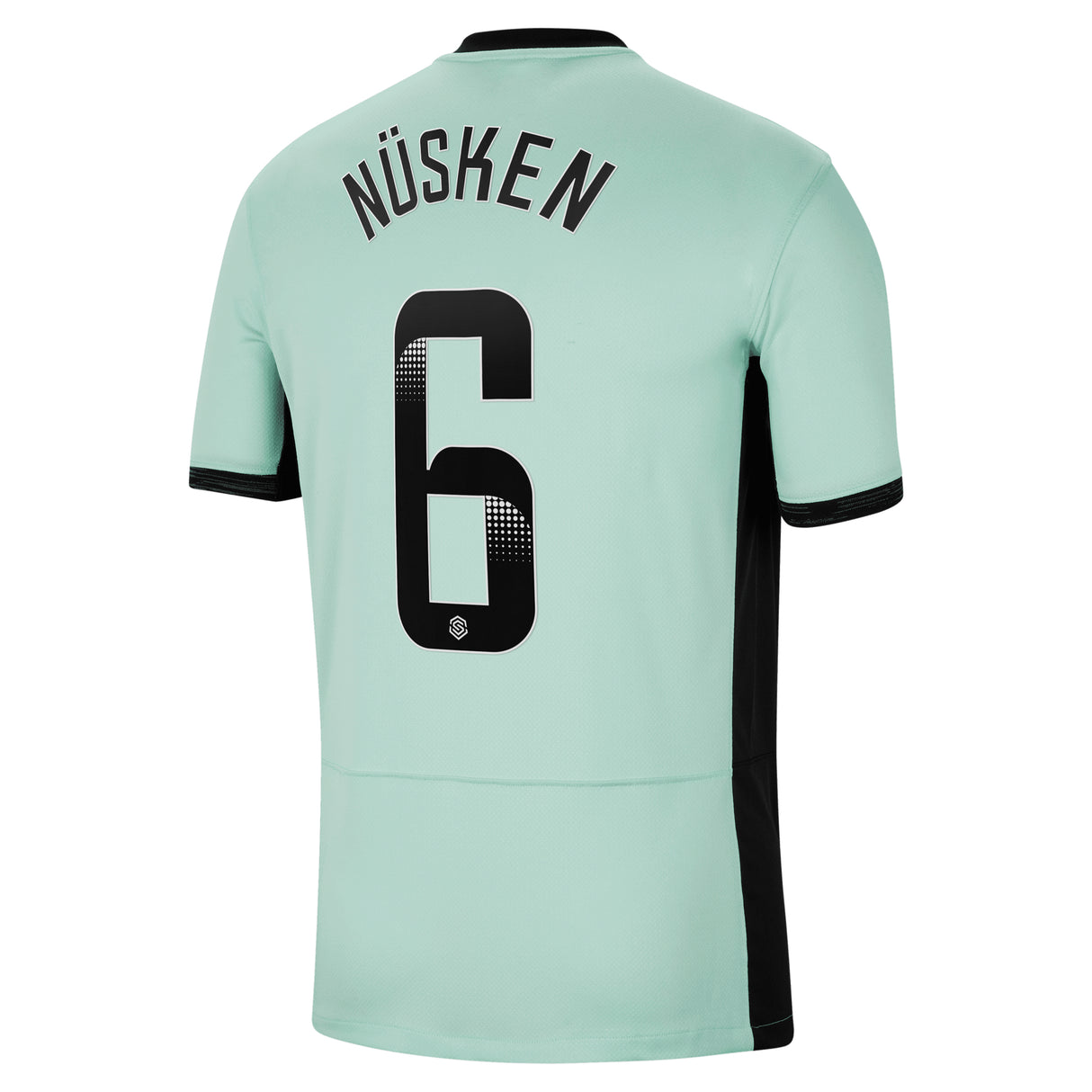 Chelsea WSL Nike Third Stadium Sponsored Shirt 2023-24 with Nüsken 6 printing