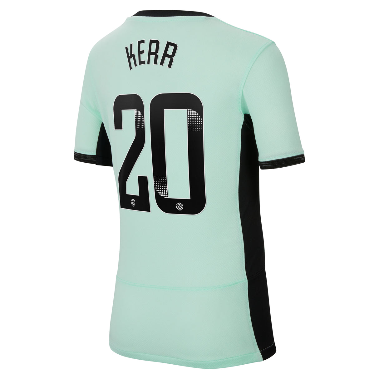 Chelsea WSL Third Stadium Sponsored Shirt 2023-24 - Kids with Kerr 20  printing - Kit Captain