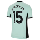 Chelsea Third Vapor Match Sponsored Shirt 2023-24 with Jackson 15 printing - Kit Captain