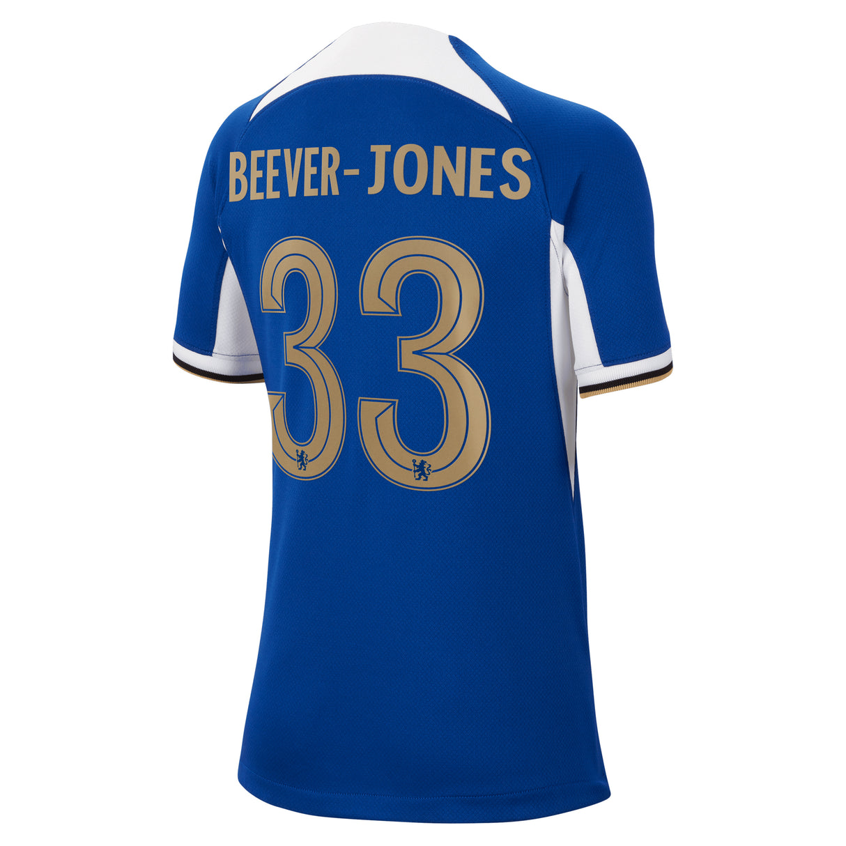 Chelsea Cup Nike Home Stadium Sponsored Shirt 2023-24 - Kids with Beever-Jones 33 printing