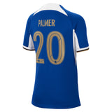 Chelsea Cup Nike Home Stadium Sponsored Shirt 2023-24 - Kids with Palmer 20 printing