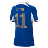 Chelsea Cup Nike Home Stadium Sponsored Shirt 2023-24 - Kids with Reiten 11 printing