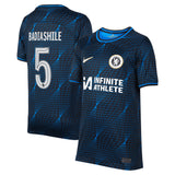 Chelsea Cup Nike Away Stadium Sponsored Shirt 2023-24 - Kids with Badiashile 5 printing