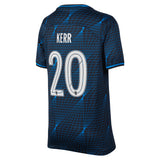 Chelsea Nike Cup Away Stadium Sponsored Shirt 2023-24 - Kids with Kerr 20 printing