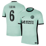 Chelsea Cup Nike Third Stadium Sponsored Shirt 2023-24 with Silva 6 printing