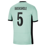 Chelsea Cup Nike Third Stadium Sponsored Shirt 2023-24 with Badiashile 5 printing