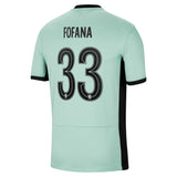 Chelsea Cup Nike Third Stadium Sponsored Shirt 2023-24 with Fofana 33 printing