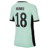 Chelsea Cup Third Stadium Sponsored Shirt 2023-24 - Kids with Nkunku 18 printing - Kit Captain