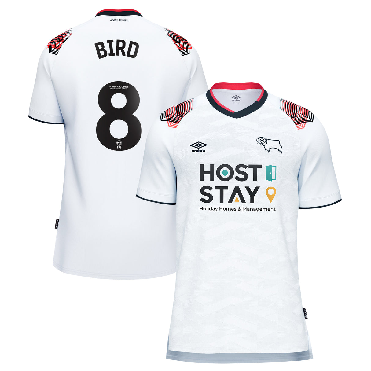 Derby County Umbro Home Shirt 2023-24 - Max Bird 8