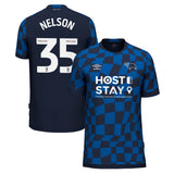 Derby County Umbro Away Shirt 2023-24 - Kids - Curtis Nelson 35