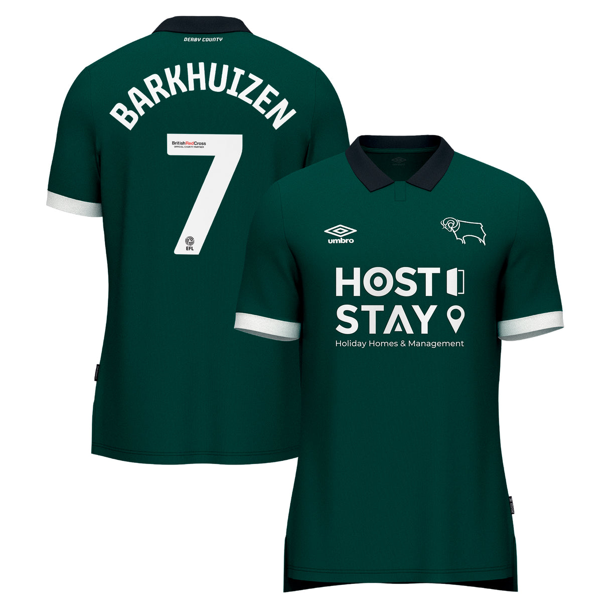 Derby County Umbro Third Shirt 2023-24 - Kids - Tom Barkhuizen 7