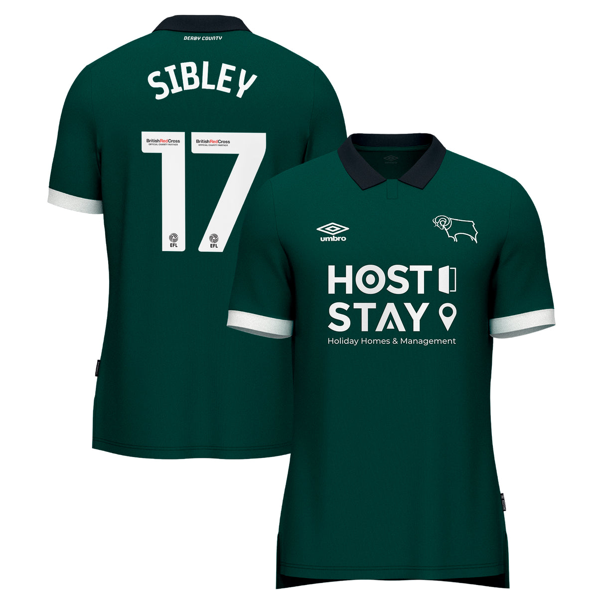 Derby County Umbro Third Shirt 2023-24 - Louie Sibley 17