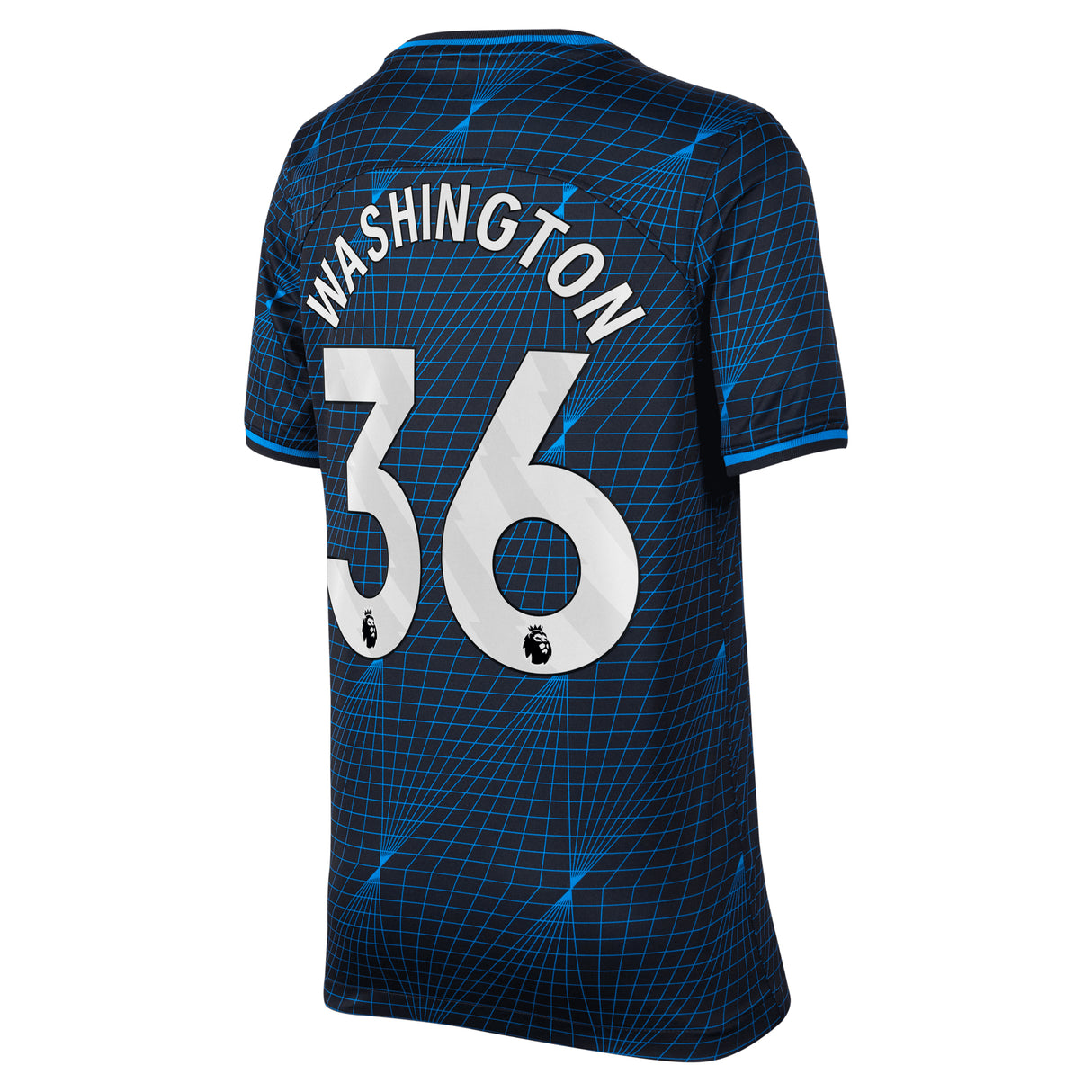 Chelsea Nike Away Stadium Sponsored Shirt 2023-24 - Kids with Washington 36 printing