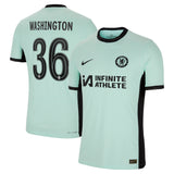 Chelsea Cup Nike Third Vapor Match Sponsored Shirt 2023-24 with Washington 36 printing