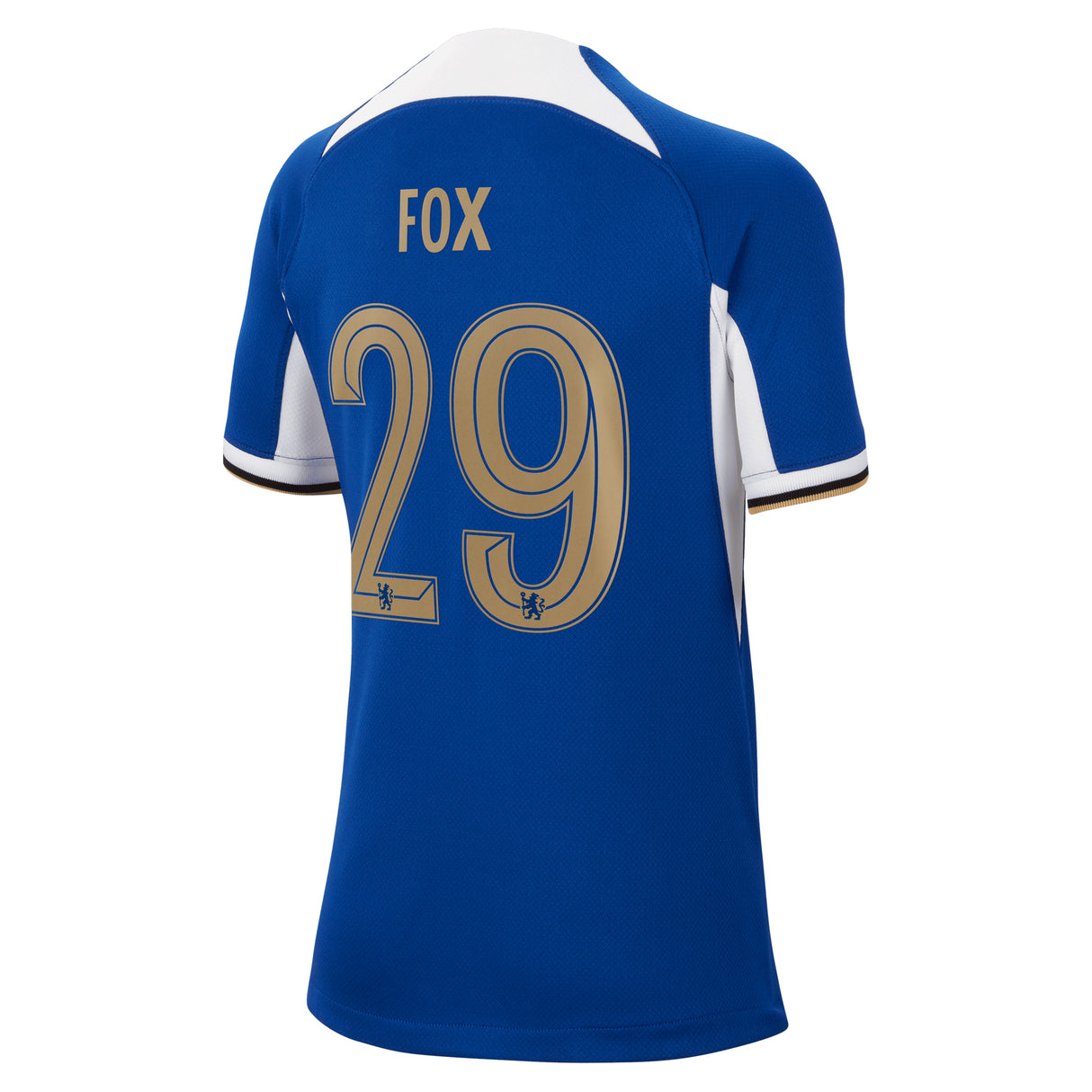 Chelsea Cup Nike Home Stadium Sponsored Shirt 2023-24 - Kids with Fox 29 printing