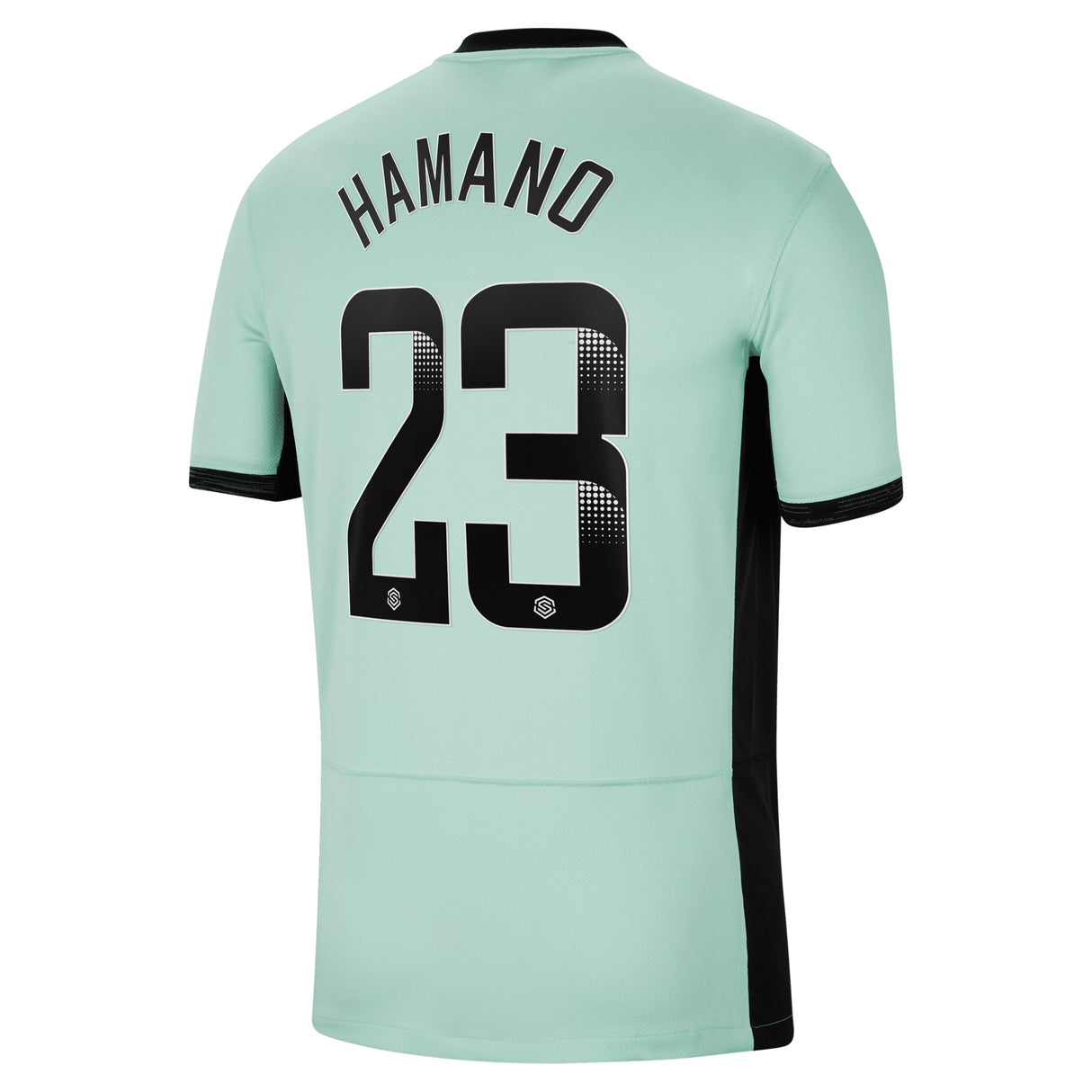 Chelsea WSL Nike Third Stadium Sponsored Shirt 2023-24 with Hamano 23 printing