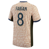 PSG Jordan Fourth Dri-FIT ADV Match Shirt 23/24 with Fabian 8 printing