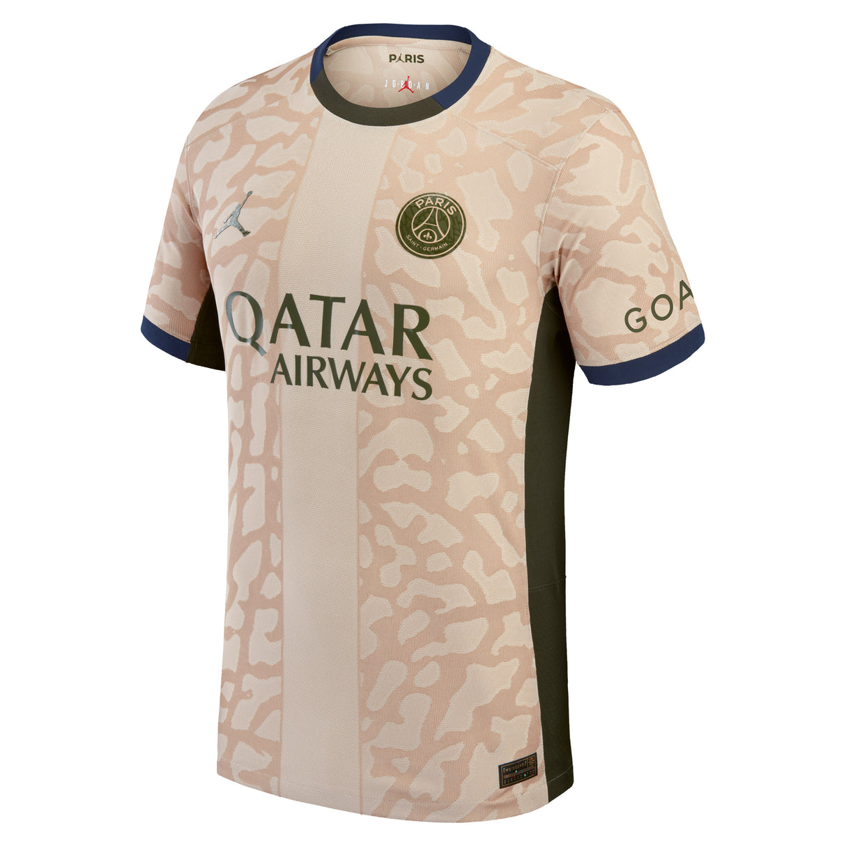 PSG Jordan Fourth Dri-FIT ADV Match Shirt 23/24 with C. Soler 28 printing