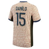 PSG Jordan Fourth Dri-FIT ADV Match Shirt 23/24 with Danilo 15 printing