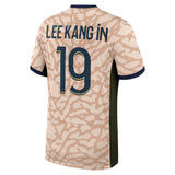 PSG Jordan Fourth Stadium Shirt 23/24 with Lee Kang In 19 printing