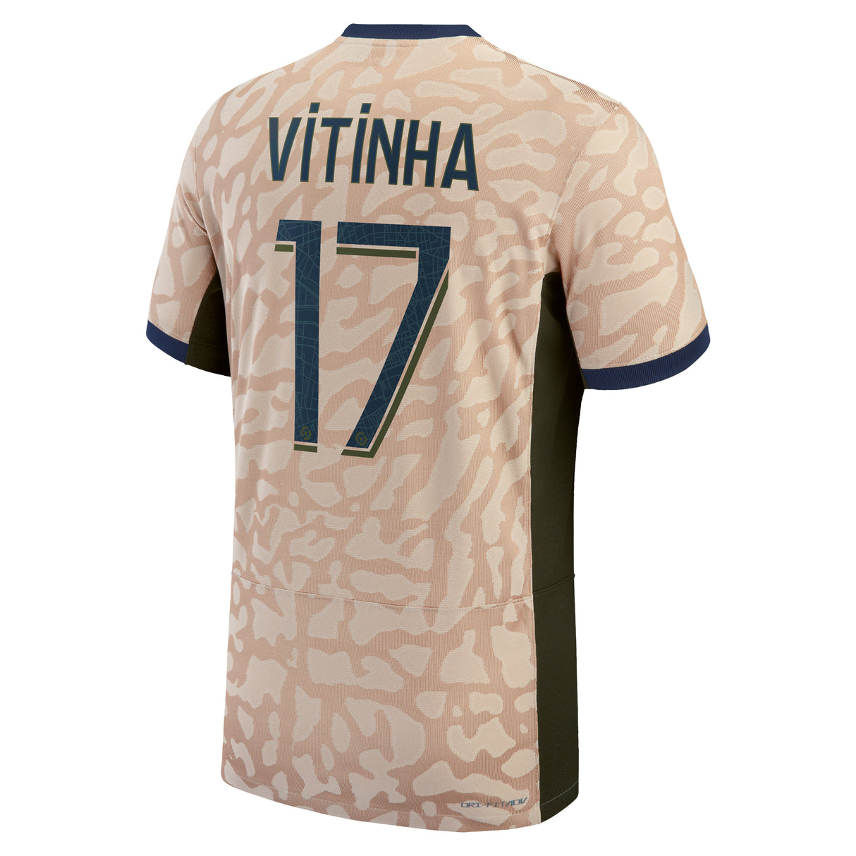 PSG Jordan Fourth Dri-FIT ADV Match Shirt 23/24 with Vitinha 17 printing