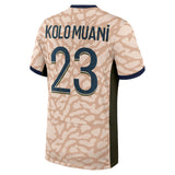 PSG Jordan Fourth Stadium Shirt 23/24 with Kolo Muani 23 printing