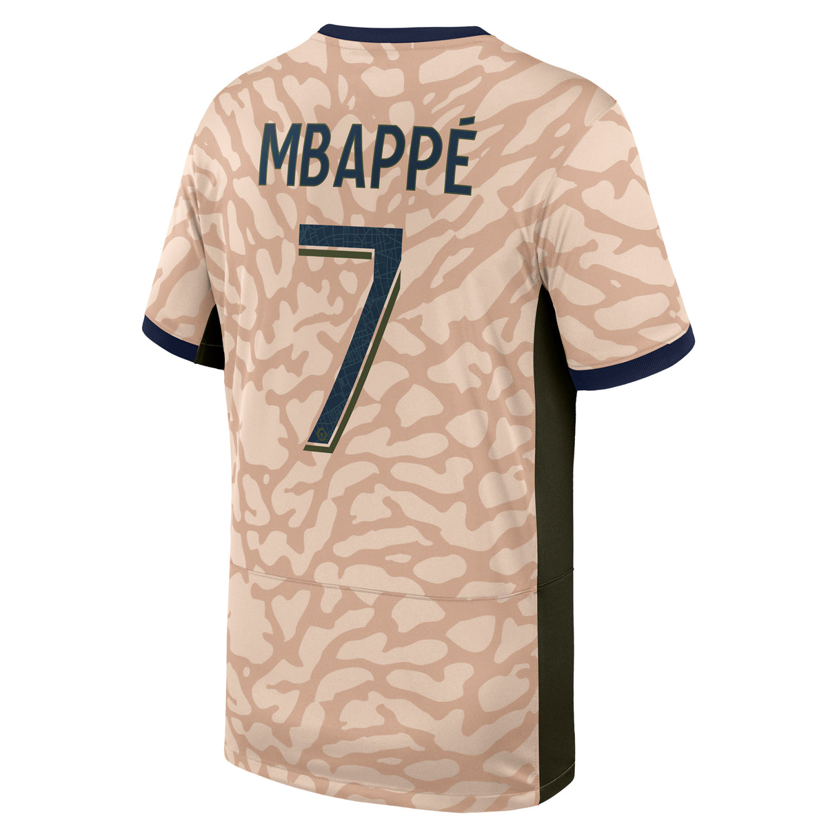 PSG Jordan Fourth Stadium Shirt 23/24 - Kids with Mbappé 7 printing